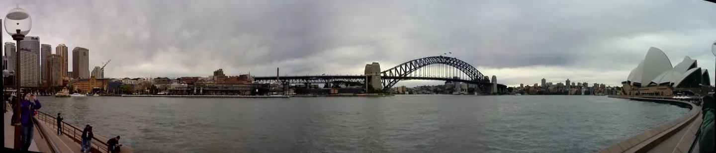 Sydney Harbour panorama for people considering retiring in Australia