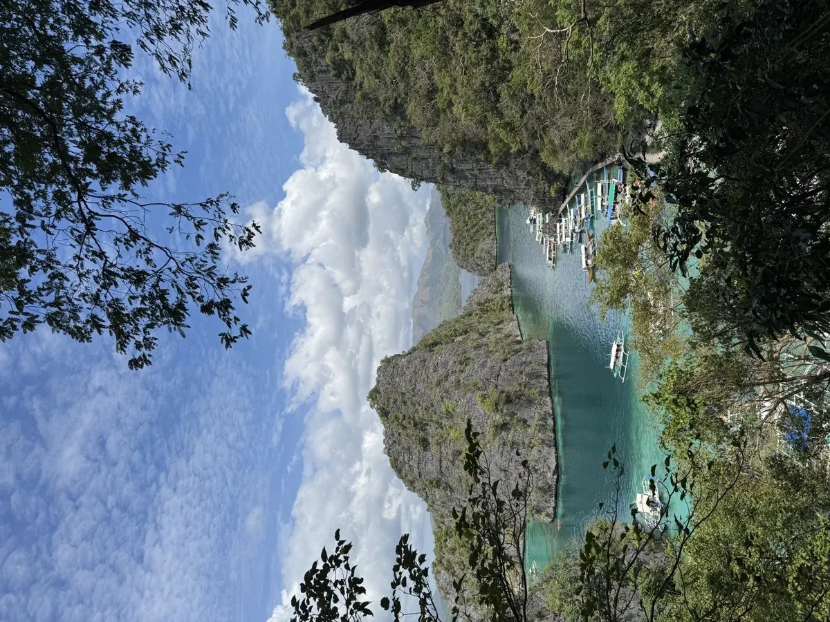 Coron Island viewpoint for people considering retiring in the Philippines
