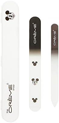 The Crème Shop Mickey Mouse Crystal Nail File Duo with Travel Case