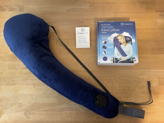 TravelRest All-in-One Travel Pillow Provides the Ultimate In-Flight Sleep Experience - Review