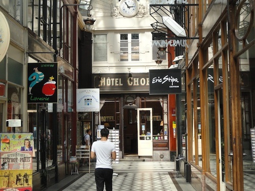 The Hotel Chopin is tucked away at the end of a 19th century shopping arcade.