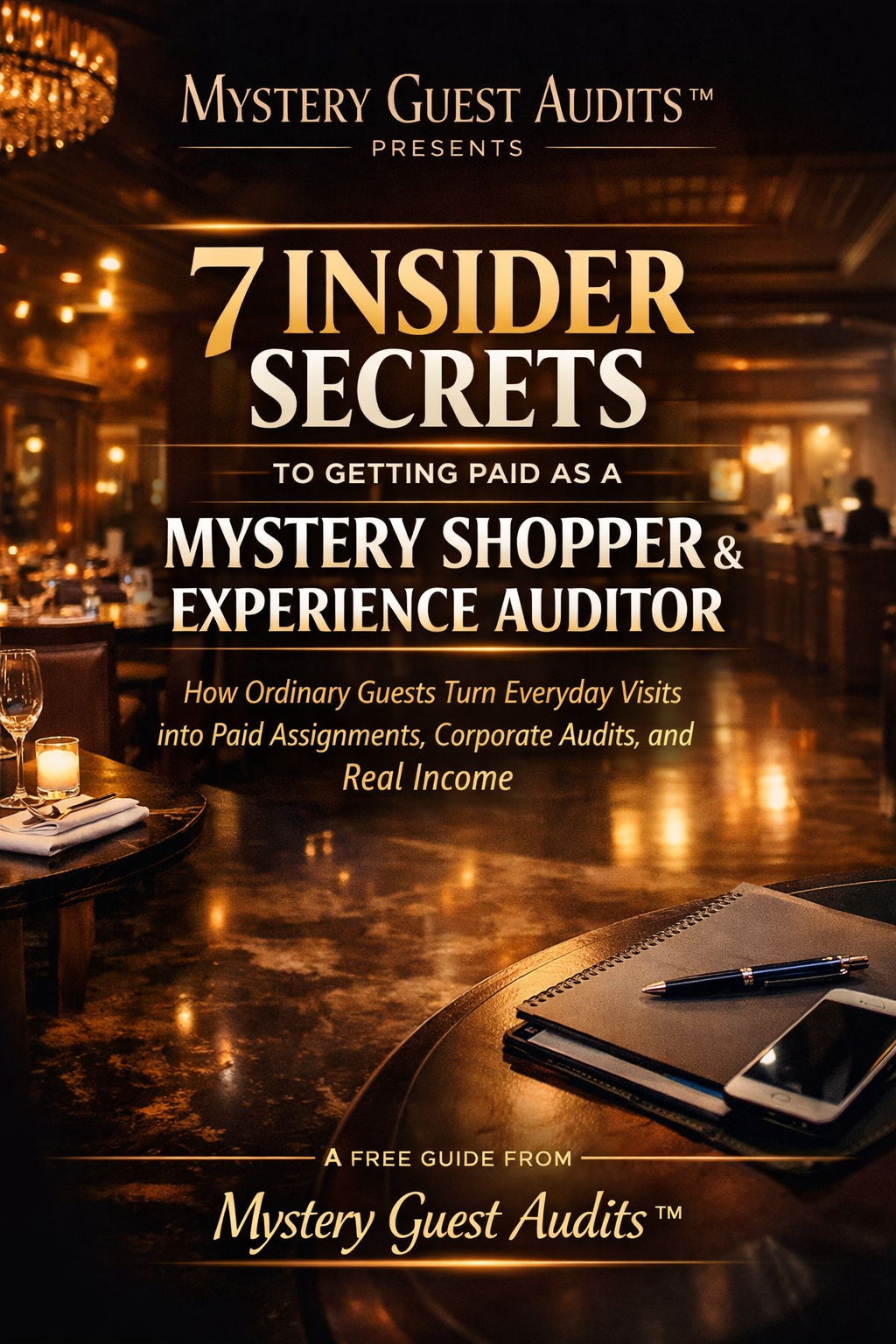 Make Money By Become A Mystery Auditor or Shopper